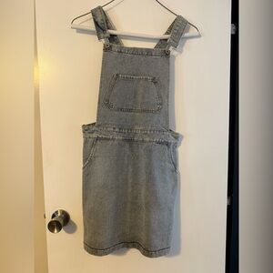 Umgee Light Blue Denim overall Dress